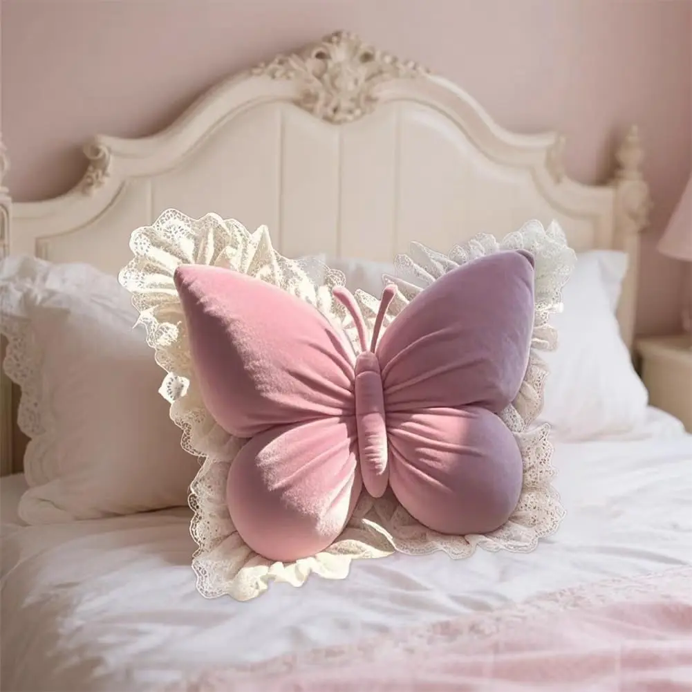 귀여운 공주 나비 오피스 베개 거실 리본 침실 자동차  - Home Decor Aesthetic Pinterest 리뷰 및 가격
