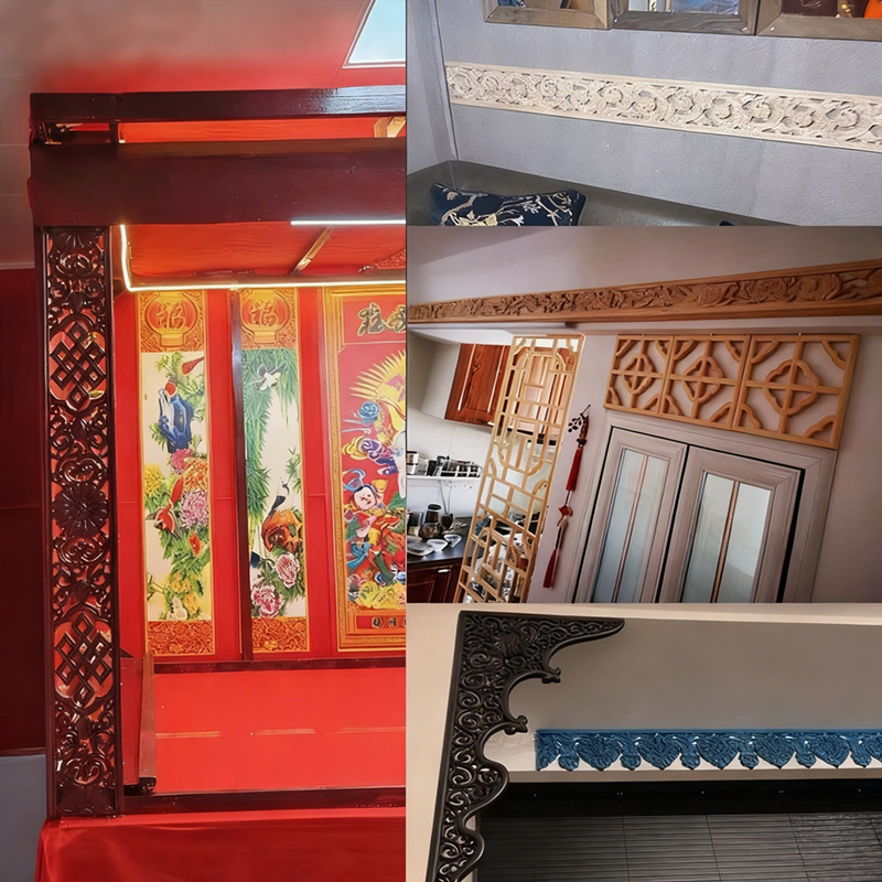 장식용 목재 가구 몰딩 조각 라인 코너 온레이 우드 아 - Home Decor Wall Molding 리뷰 및 가격