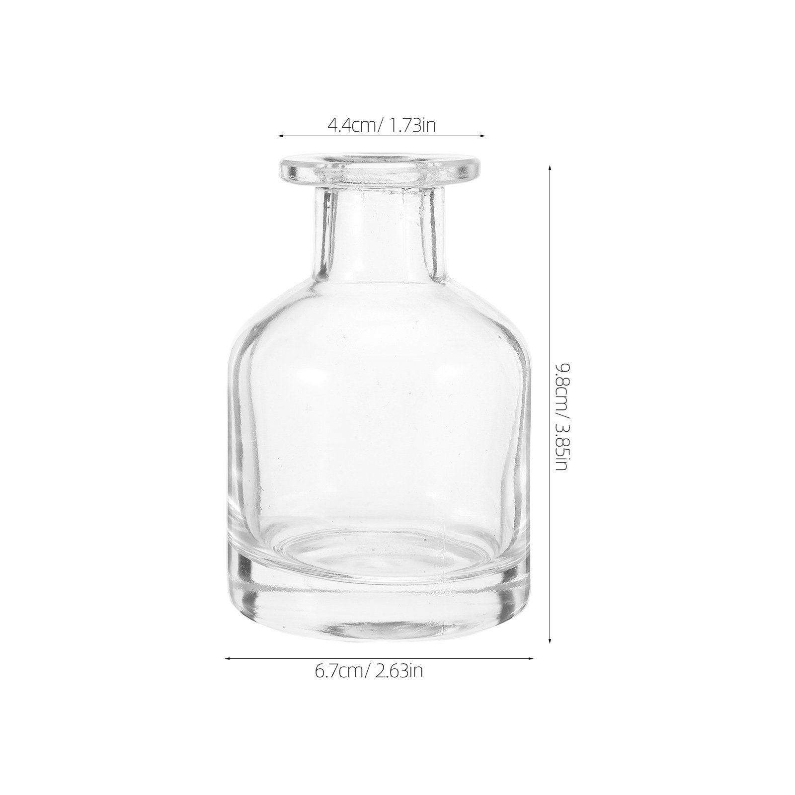 2Pcs 유리 디퓨저 병 원통형 디자인 아로마테라피 홈 - Home Decor Glass 리뷰 및 가격