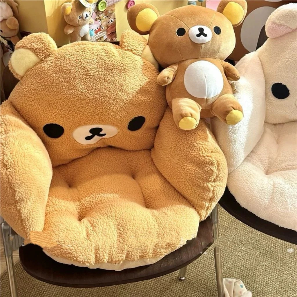 새로운 리락쿠마 플러시 쿠션 두꺼운 겨울용 올인원 시트 - Home Decor Aesthetic Pinterest 리뷰 및 가격