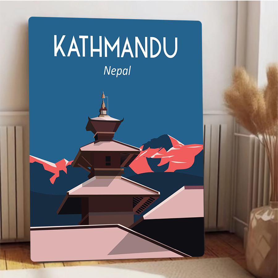 카트만두 네팔 빈티지 금속 벽 예술 히말라야 파고다 풍 - Home Decor Kathmandu 리뷰 및 가격