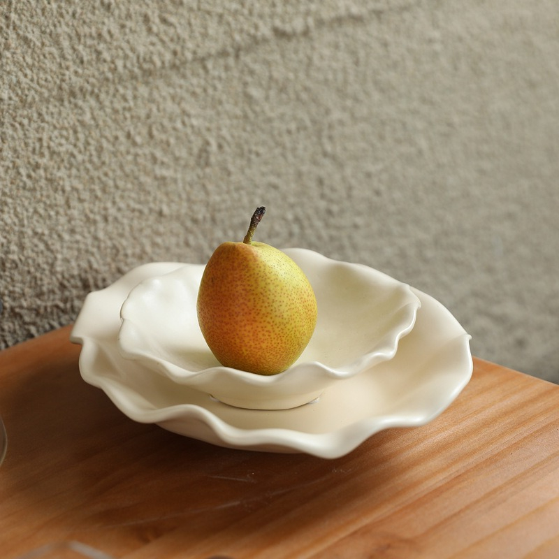 창의적인 세라믹 과일 접시, 물결 모양 가장자리 트레이 - Ceramic Trinket Dish 리뷰 및 가격