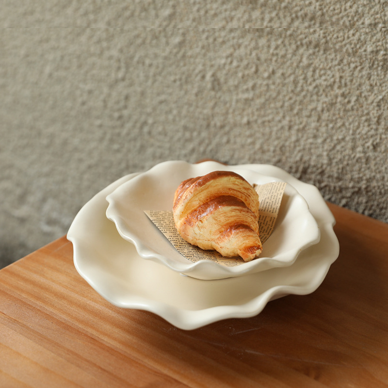 창의적인 세라믹 과일 접시, 물결 모양 가장자리 트레이 - Ceramic Trinket Dish 리뷰 및 가격
