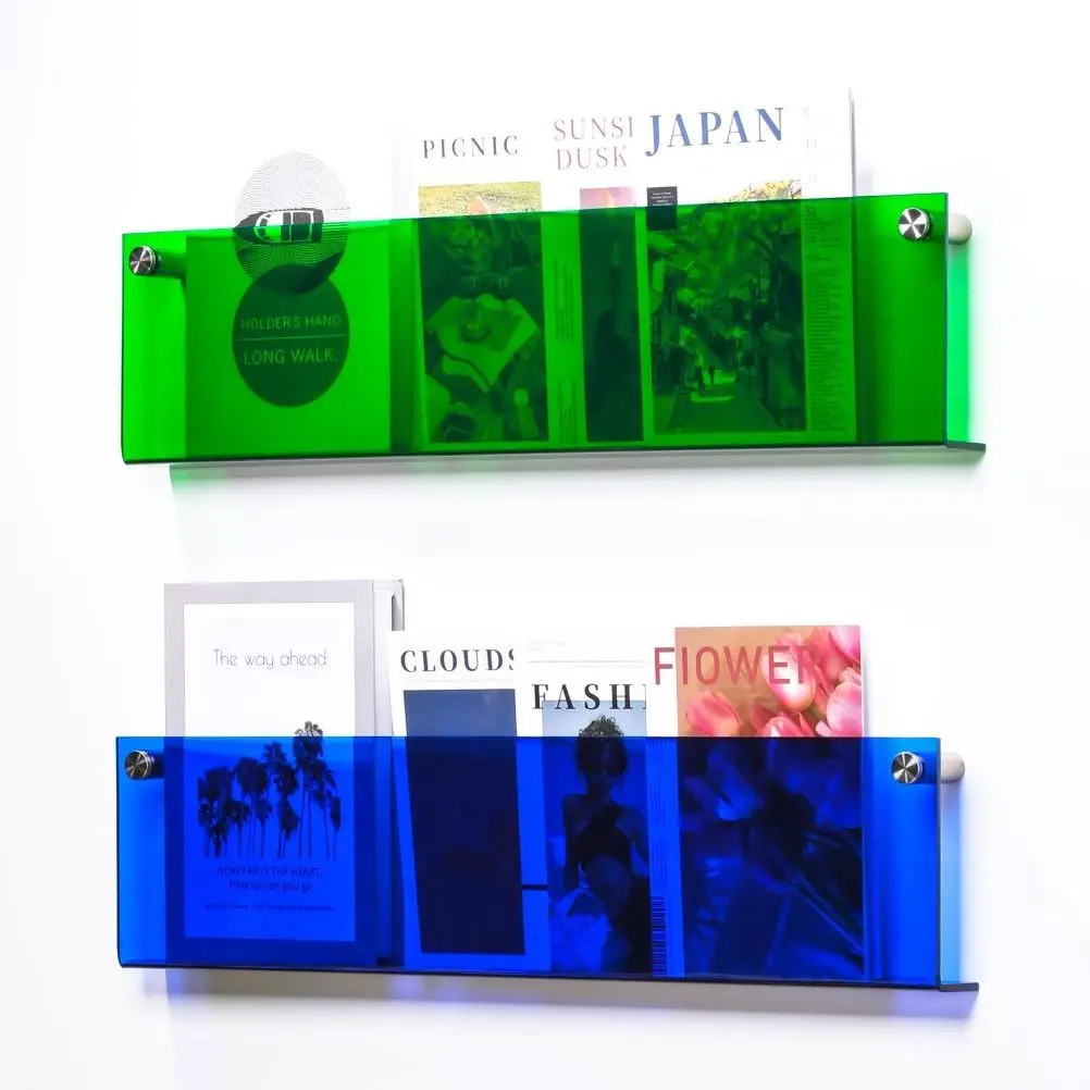 아크릴 신문책 잡지 어린이 그림 장식 선반 투명 레코드 - Home Decor Brochure 리뷰 및 가격