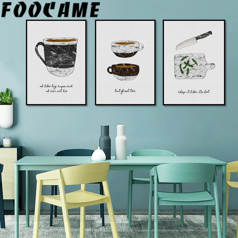 케이크 스위트 키친 포스터 북유럽 예술 캔버스 프린트  - Home Decor Pt 리뷰 및 가격