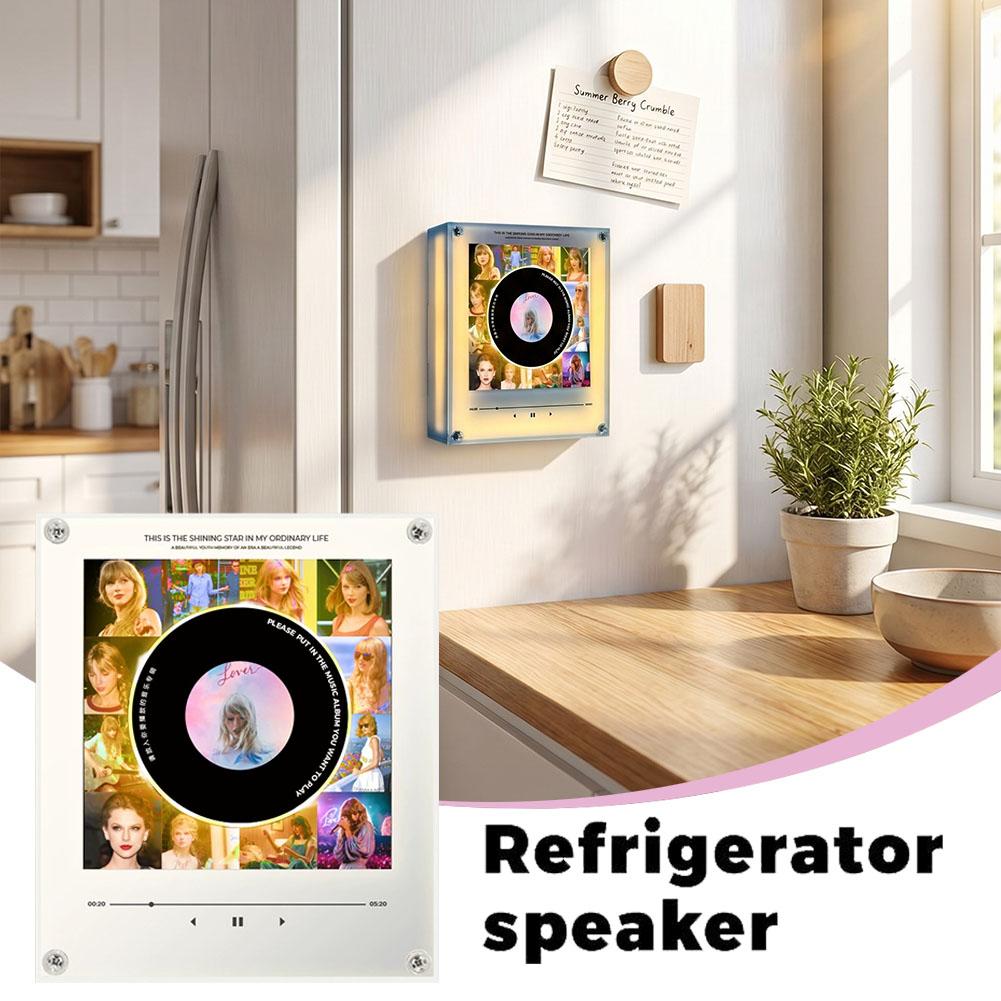 새롭고 귀여운 스마트 아크릴 NFC 감지 음악 자석 냉 - Home Decor Range 리뷰 및 가격