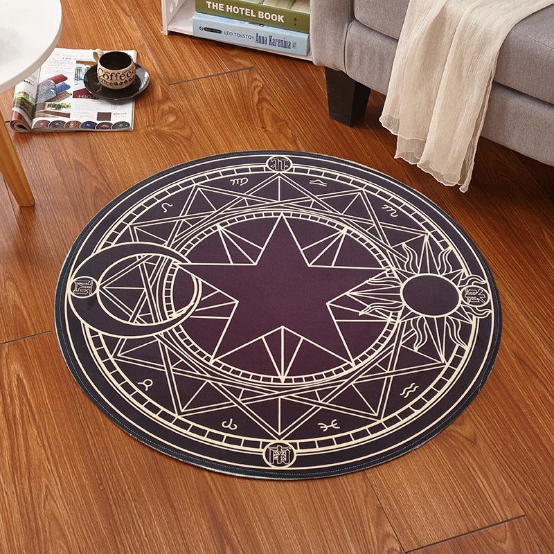 60x60cm 애니메이션 카드 캡터 사쿠라 매직 서클  - Flooring Home Decor 리뷰 및 가격