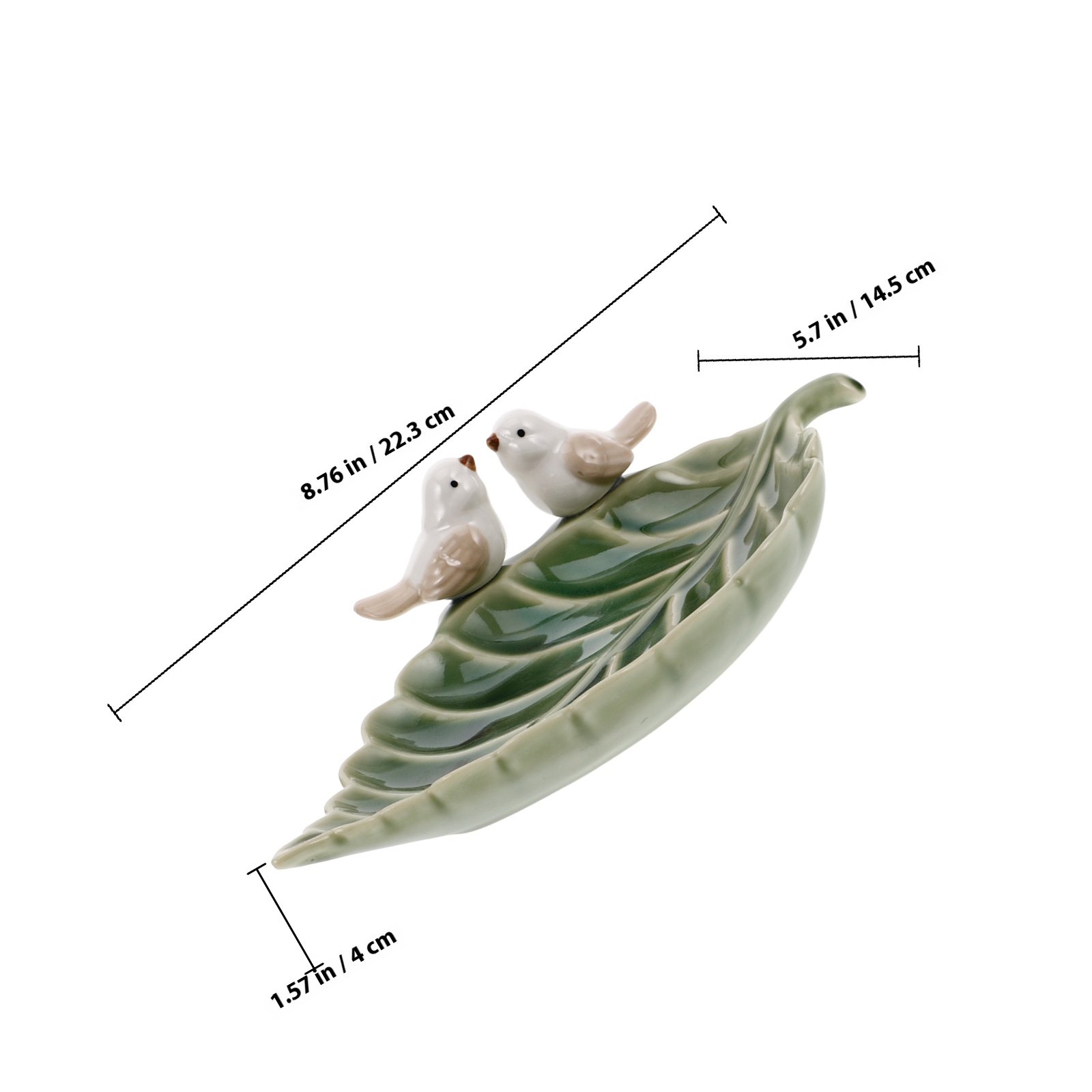 귀여운 세라믹 새 모양 잎사귀 장식 접시, 보석 반지  - Ceramic Trinket Dish 리뷰 및 가격