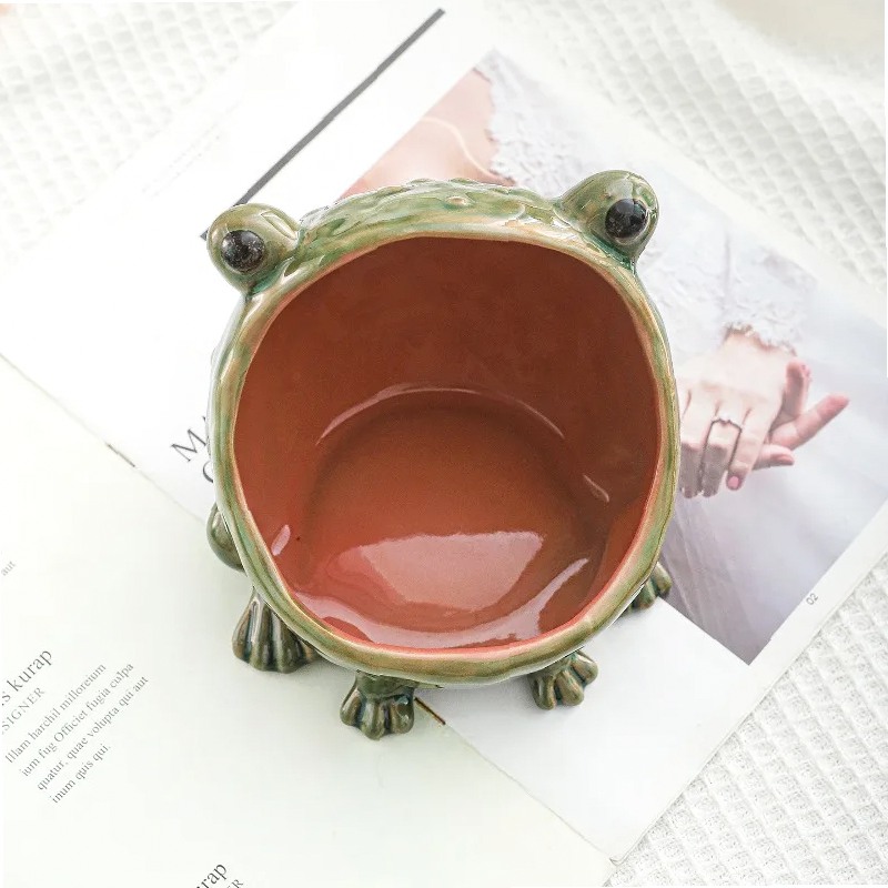 세라믹 개구리 보석 접시 큰 입 모양 반지 홀더 귀여운 - Ceramic Trinket Dish 리뷰 및 가격