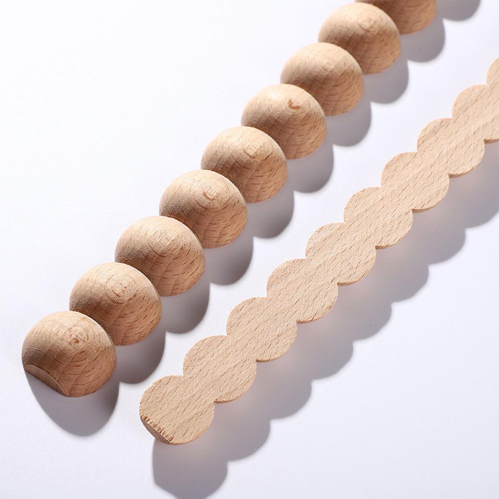 목재 트림 몰딩 10개 세트 미완성 하프 몰딩 15.7 - Home Decor Wall Molding 리뷰 및 가격