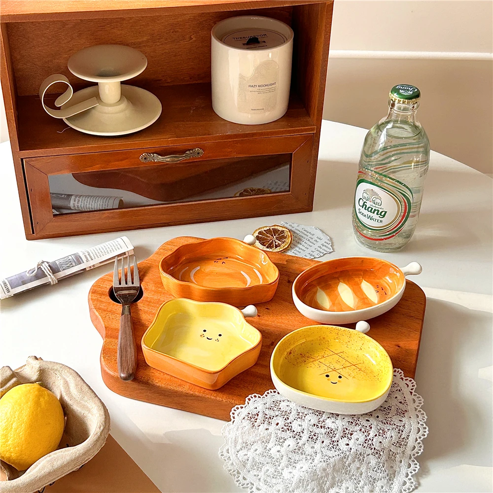 창의적인 빵 모양 세라믹 접시, 작은 소스 접시, 스낵 - Ceramic Trinket Dish 리뷰 및 가격