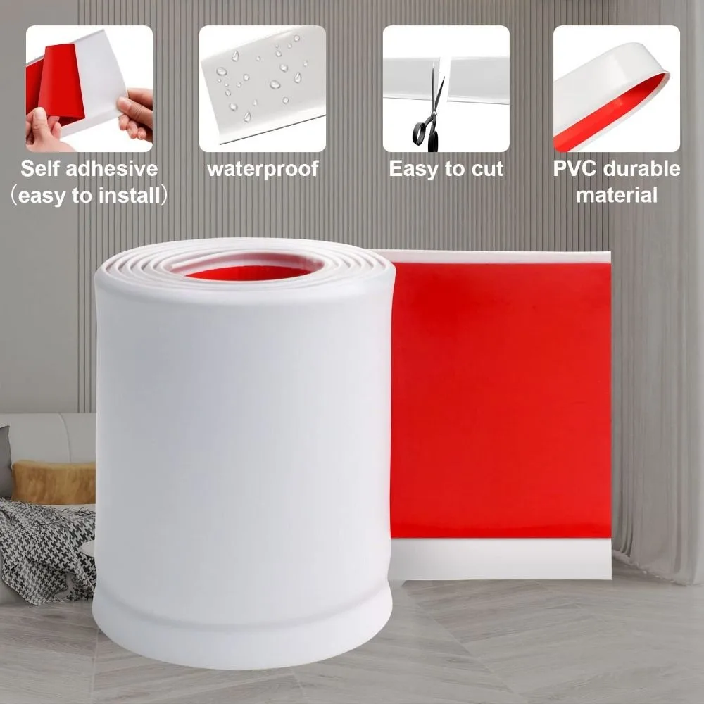 홈데코 PVC 베이스보드 몰딩 트림 플렉시블 비닐 벽  - Home Decor Wall Molding 리뷰 및 가격