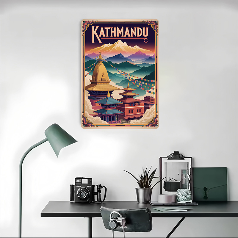 카트만두 여행 아트 인쇄 포스터 맞춤형 레트로 벽 예술 - Home Decor Kathmandu 리뷰 및 가격