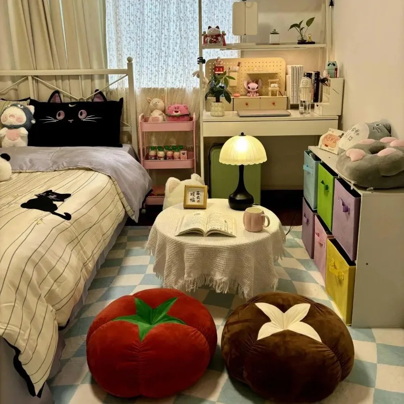 귀엽고 부드러운 버섯 모양 토마토 푸톤 쿠션, 침대 및 - Home Decor Aesthetic Pinterest 리뷰 및 가격