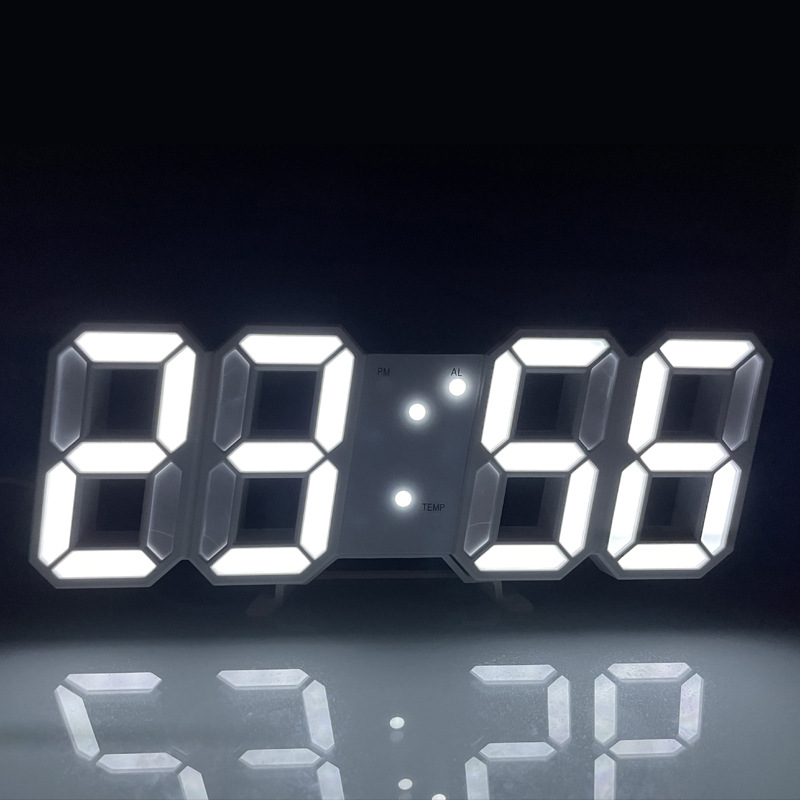 3D LED 디지털 시계, 빛나는 패션 벽시계, 다기능 - Home Decor Aesthetic Pinterest 리뷰 및 가격