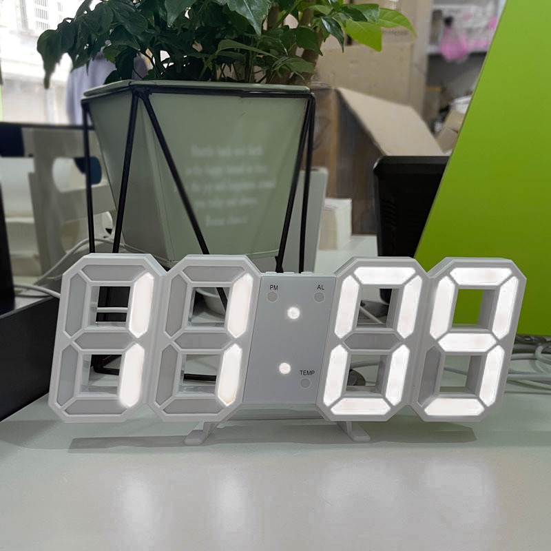 3D LED 디지털 시계, 빛나는 패션 벽시계, 다기능 - Home Decor Aesthetic Pinterest 리뷰 및 가격