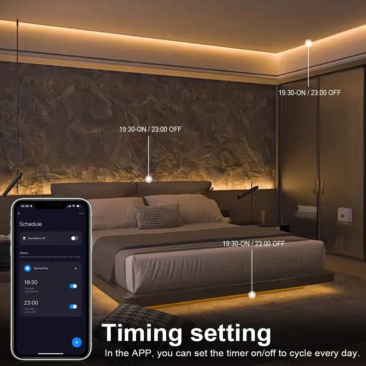 투야 스마트 COB LED 스트립 조명, WiFi 앱  - Home Decor App Free 리뷰 및 가격