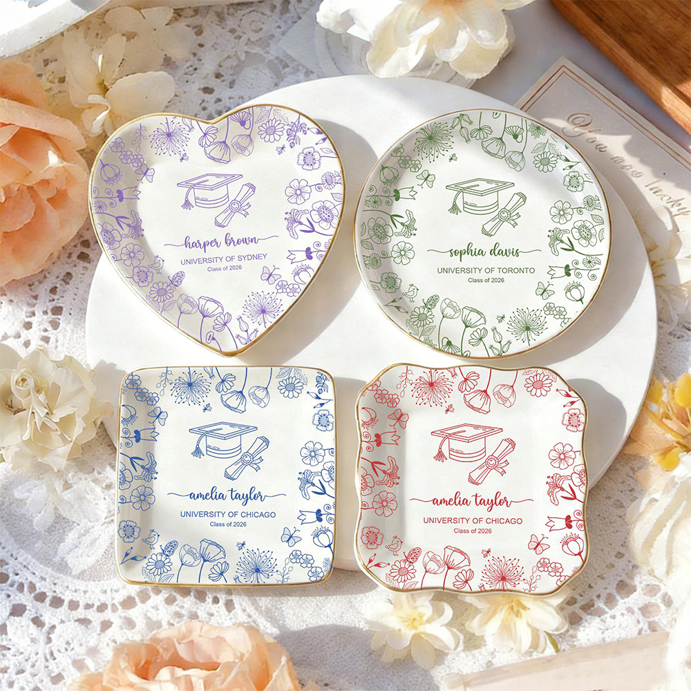 맞춤형 베프 사진 장식 접시, 커스텀 쥬얼리 반지 접시 - Ceramic Trinket Dish 리뷰 및 가격