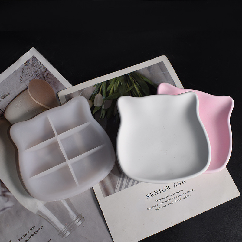 석고 고양이 접시 금형 새끼 고양이 트레이 고양이 귀  - Ceramic Trinket Dish 리뷰 및 가격
