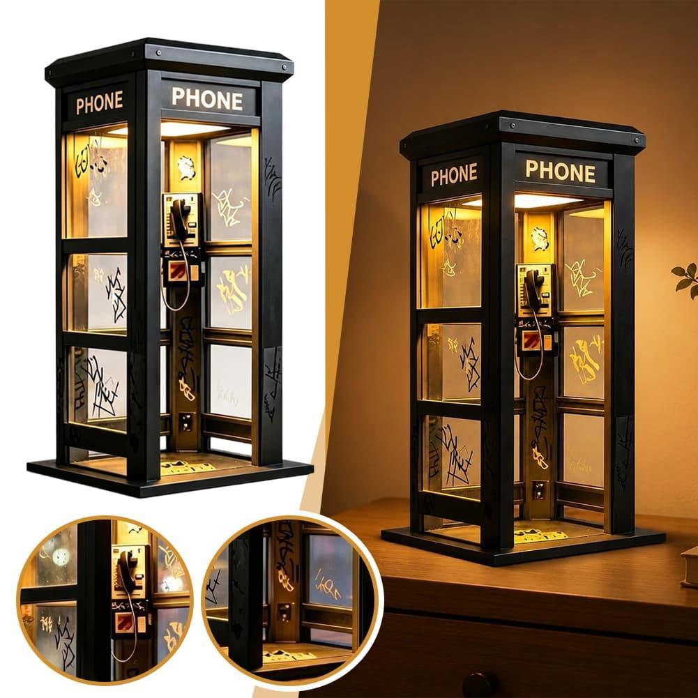 빈티지 런던 전화 부스 테이블 램프 레트로 전화 부스  - Home Decor Gift 리뷰 및 가격