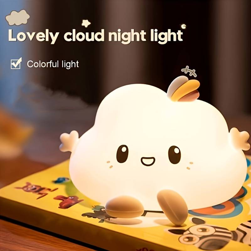 구름 야간 조명, 터치 제어 조광, 충전 및 타이밍,  - Home Decor Gift 리뷰 및 가격