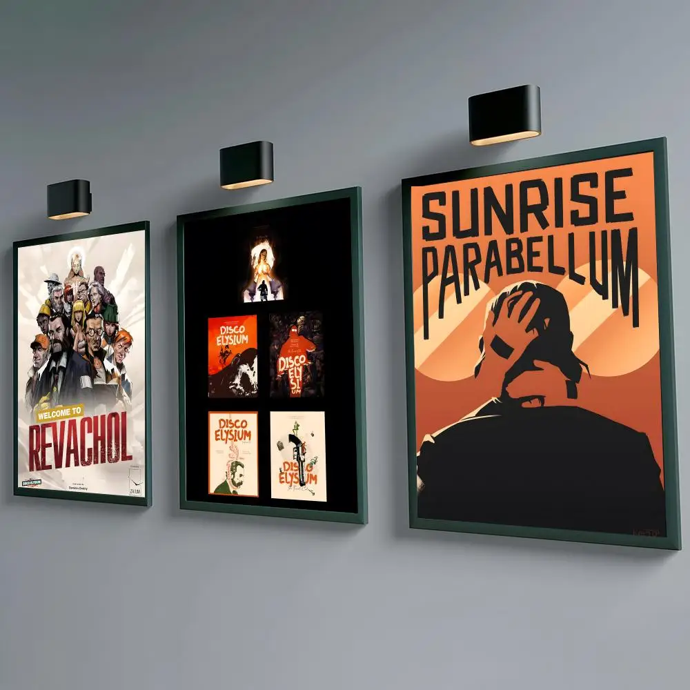 D-Disco Elysium ZA 포스터 스티커 벽화  - Home Decor Za 리뷰 및 가격