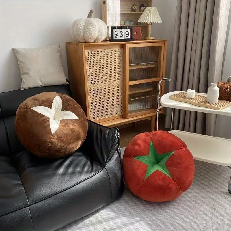 Ins 크리 에이 티브 버섯 토마토 거실 소파 쿠션 룸 - Home Decor Aesthetic Pinterest 리뷰 및 가격